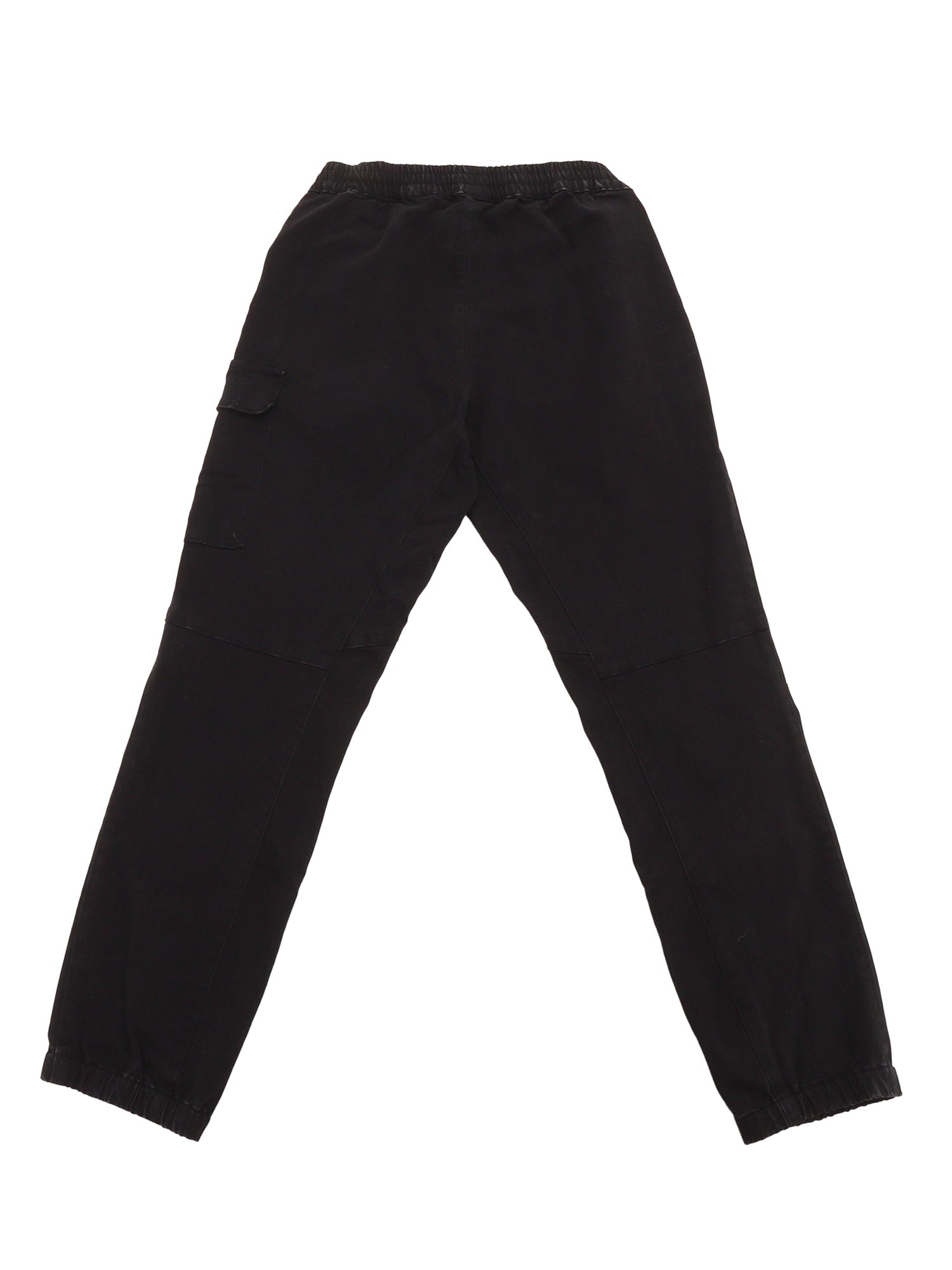 LONG PANTS Black Cotton Elastane