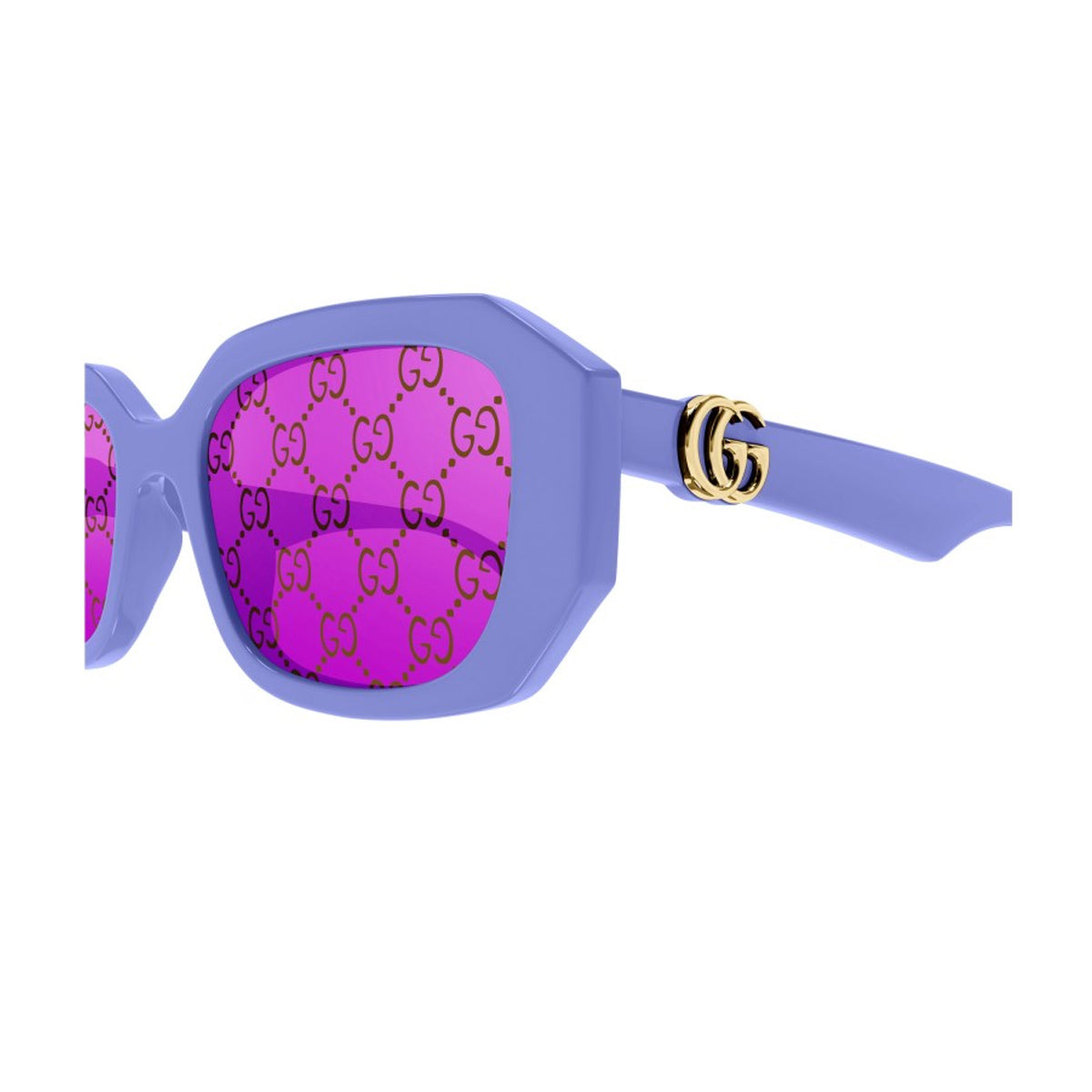 Gucci GG1535S LINE GG LOGO 004 Viola Acetate Occhiali Sole