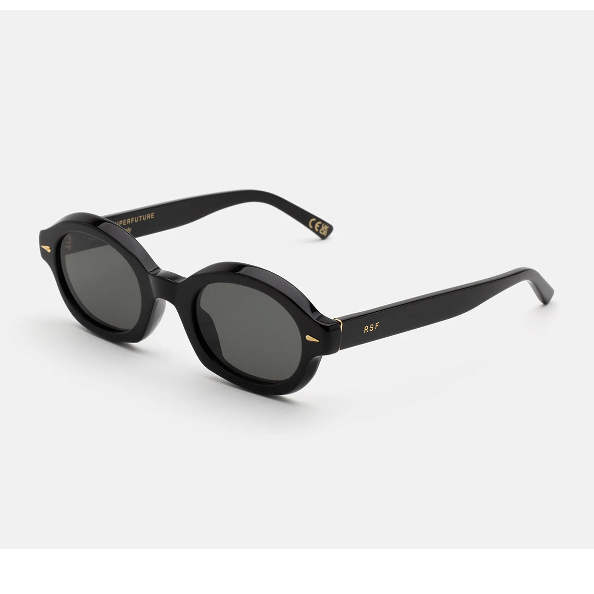 Retrosuperfuture MARZO BLACK Nero Acetate Occhiali Da Sole