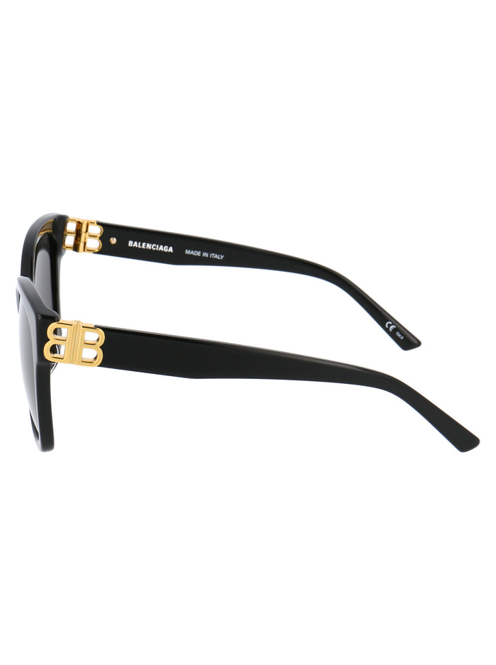 Bb0102sa 001 Black Gold Grey Acetate Sunglasses