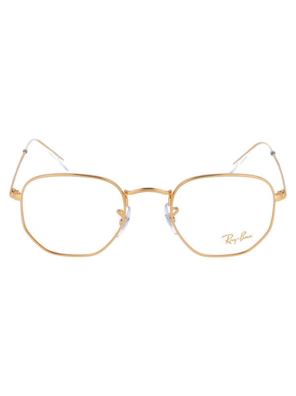 Optical Glasses Hexagonal Gold Metal & Frames