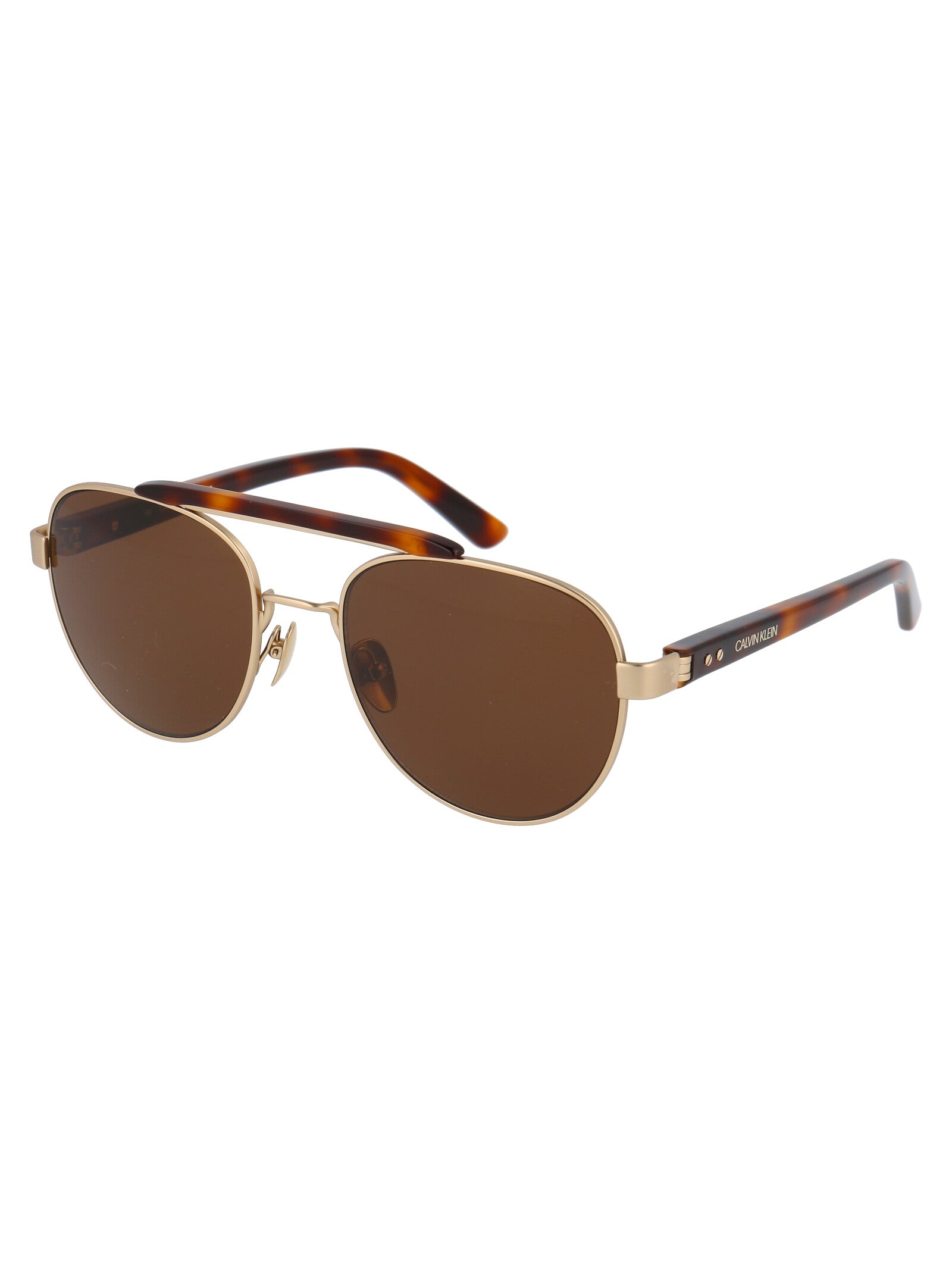 CK19306S 240 Soft Tortoise Metal Sunglasses
