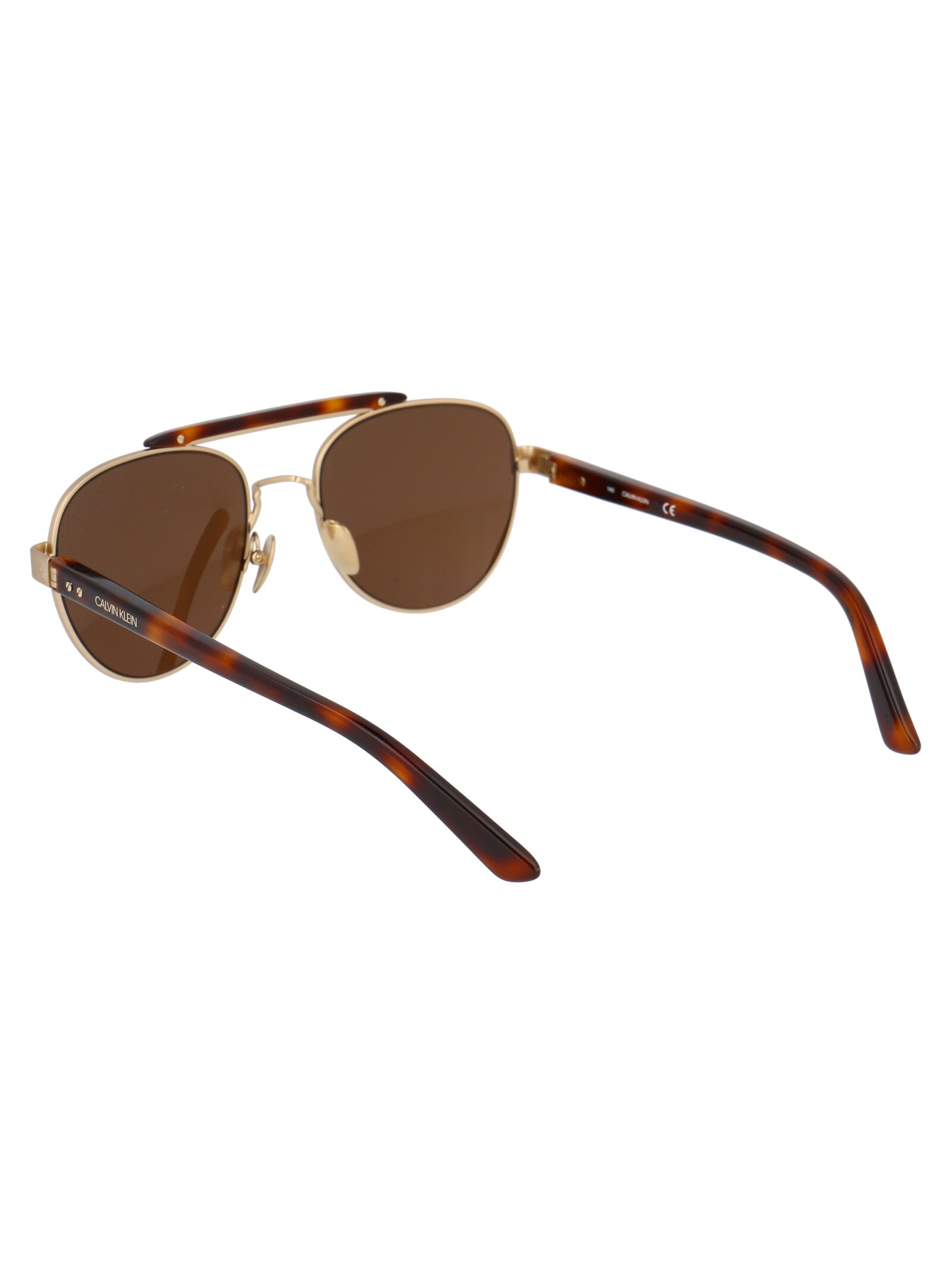 Ck19306s 240 Soft Tortoise Metal Sunglasses