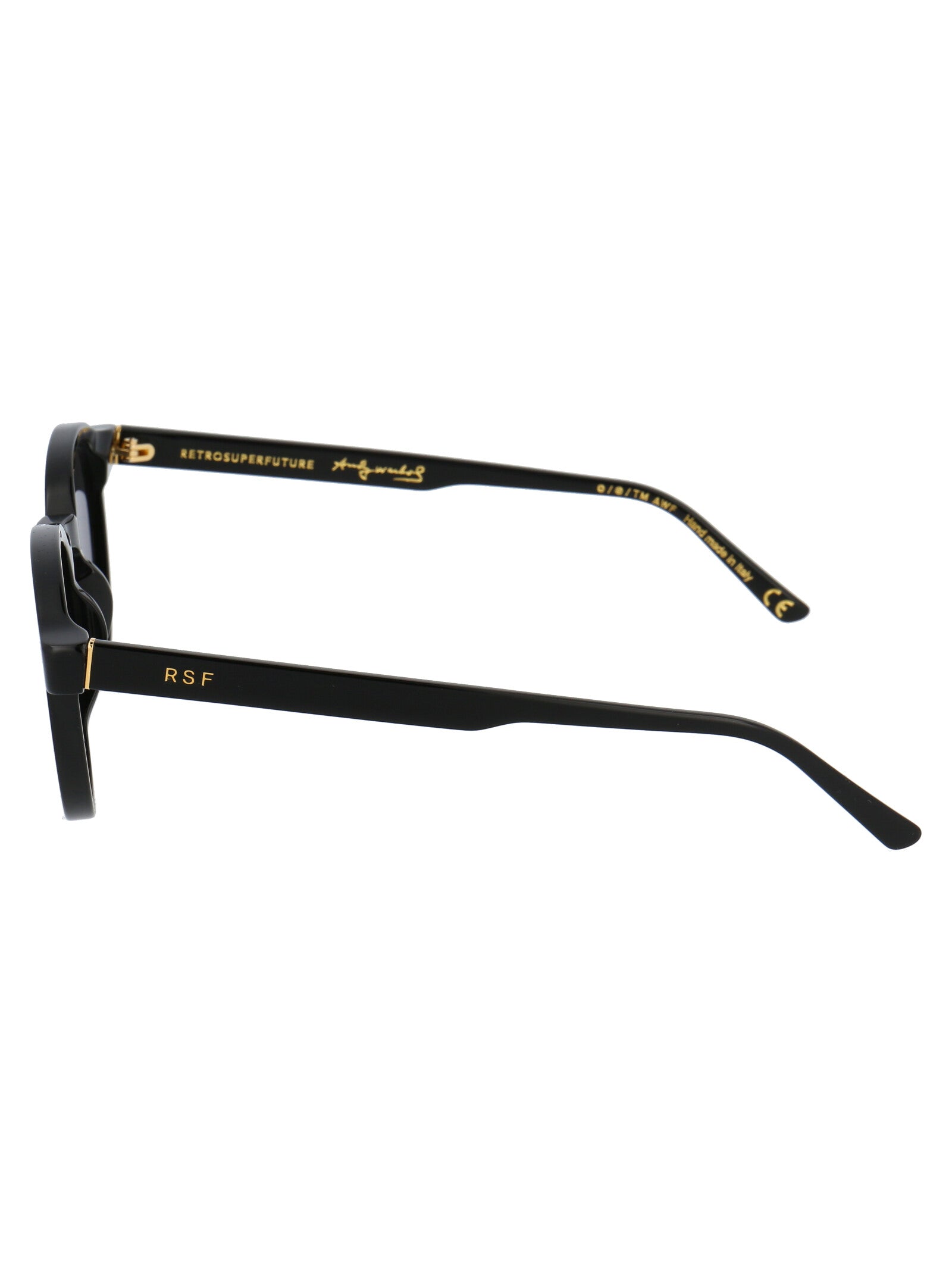 Warhol black Acetate Sunglasses