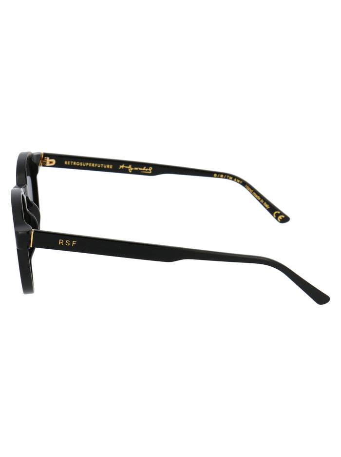 Warhol black Acetate Sunglasses