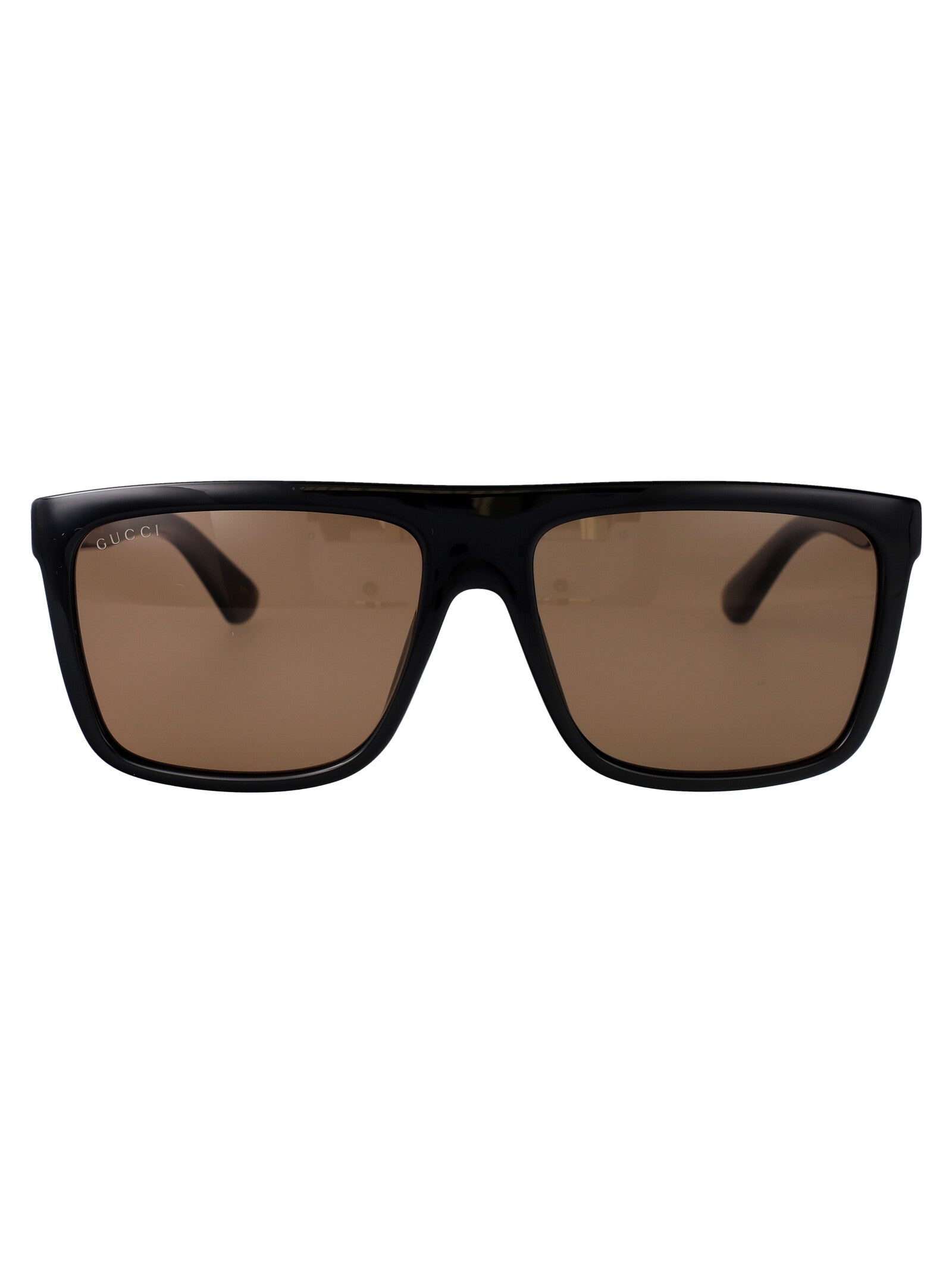 Gg0748s 002 Black Brown Acetate Sunglasses