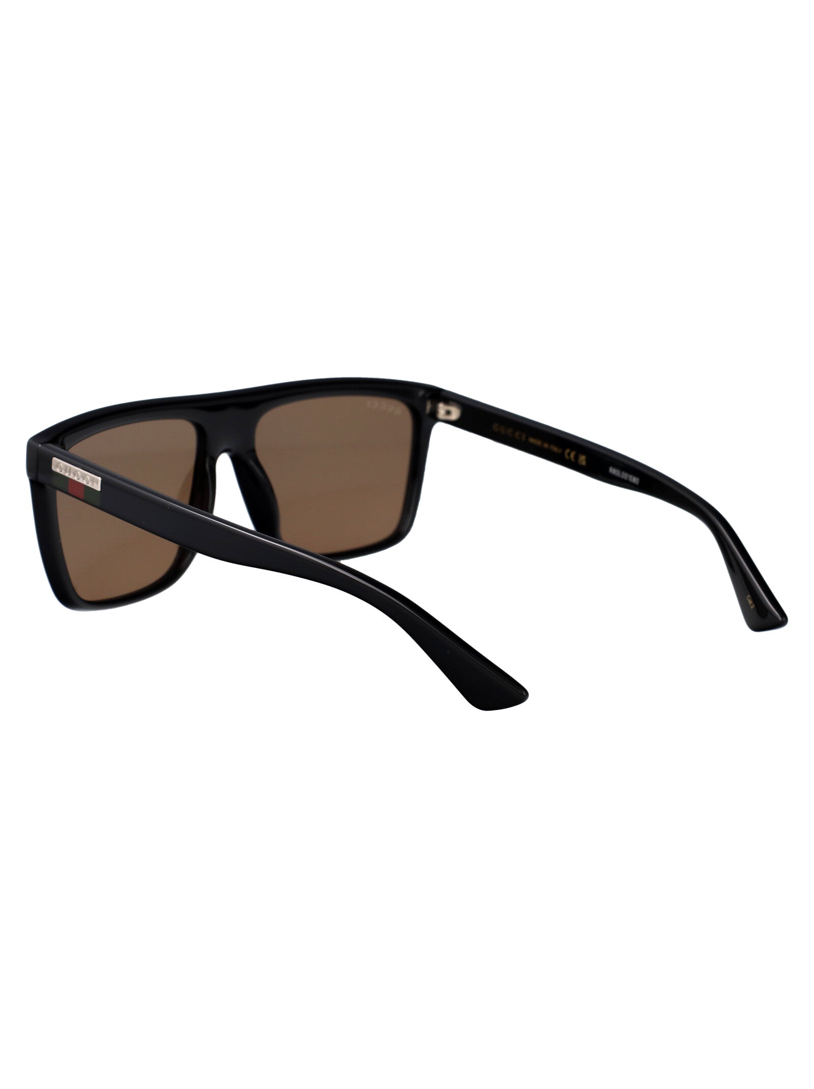 Gg0748s 002 Black Brown Acetate Sunglasses