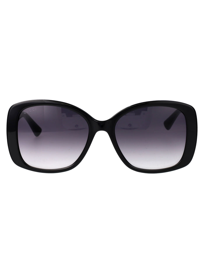 Gg0762s 001 Black Grey Acetate Sunglasses