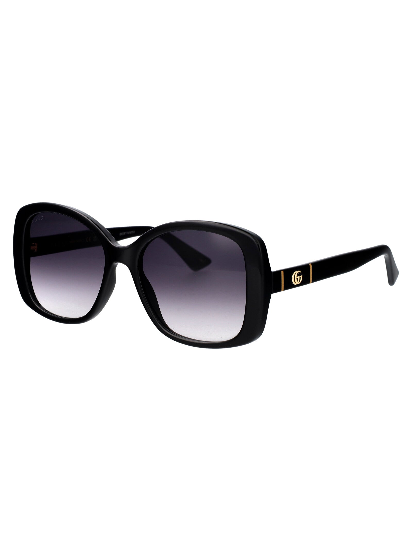 Gg0762s 001 Black Grey Acetate Sunglasses