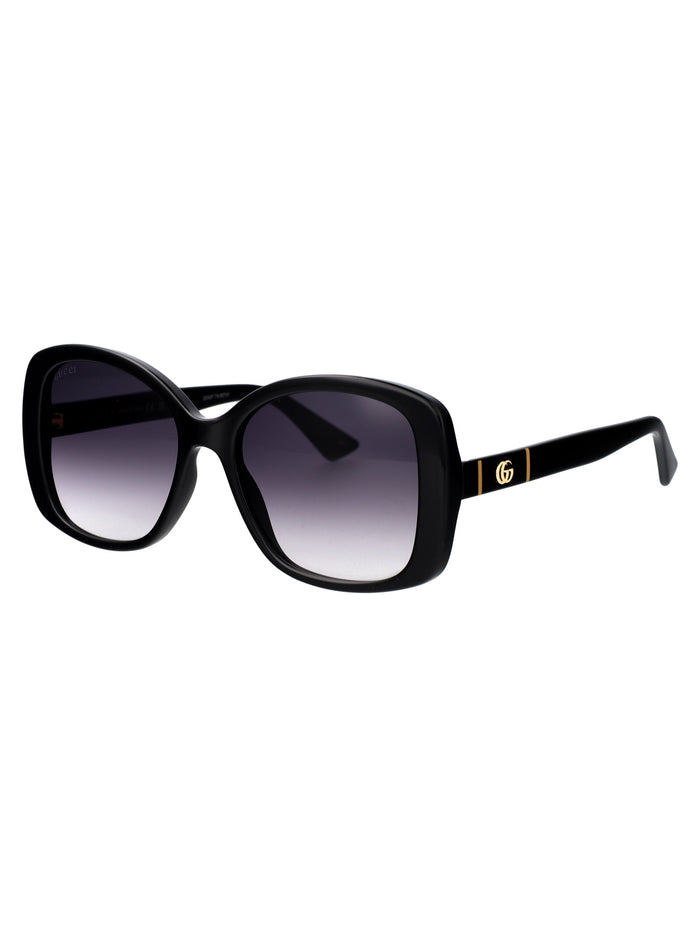 Gg0762s 001 Black Grey Acetate Sunglasses