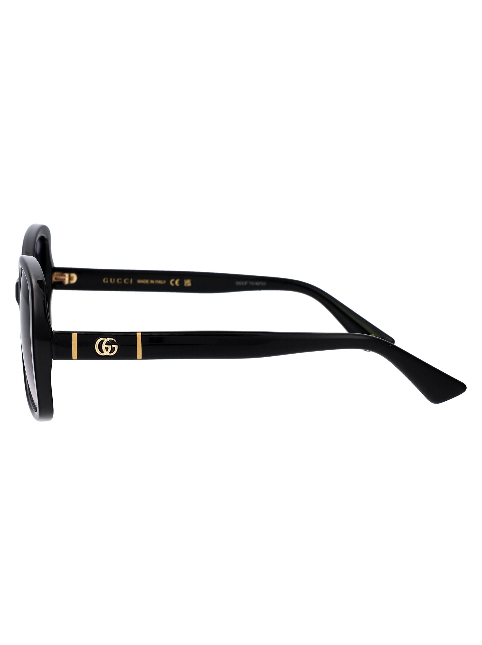 Gg0762s 001 Black Grey Acetate Sunglasses