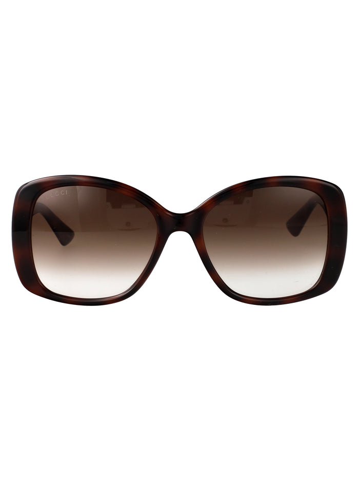 Gg0762s 002 Havana Brown Acetate Sunglasses