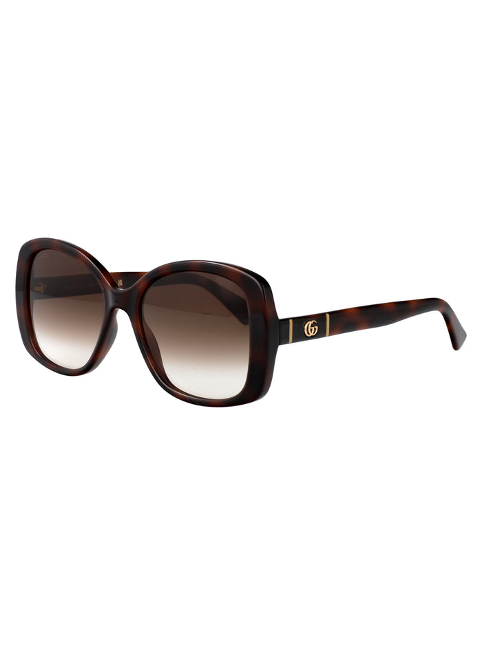 Gg0762s 002 Havana Brown Acetate Sunglasses