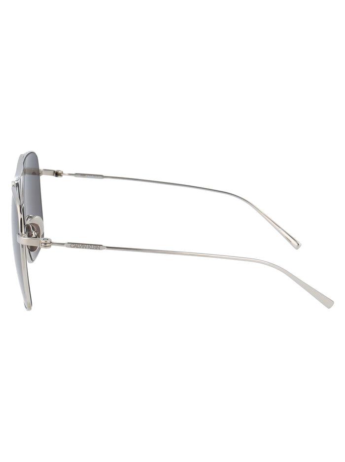 045 Grey Metal Sunglasses