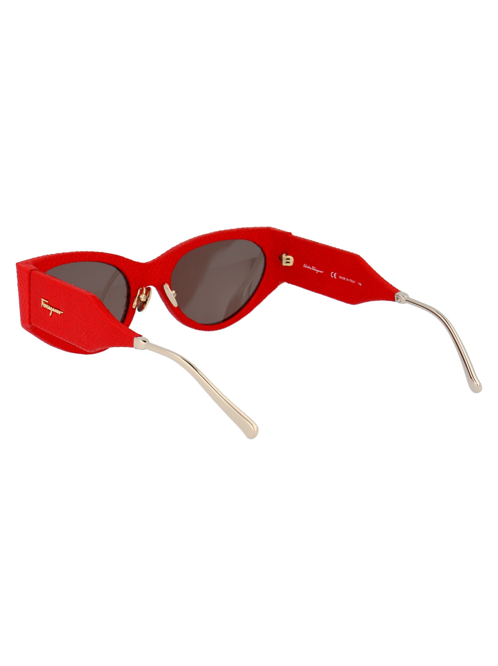 SF950SL 647 Red Karung Leather Sunglasses