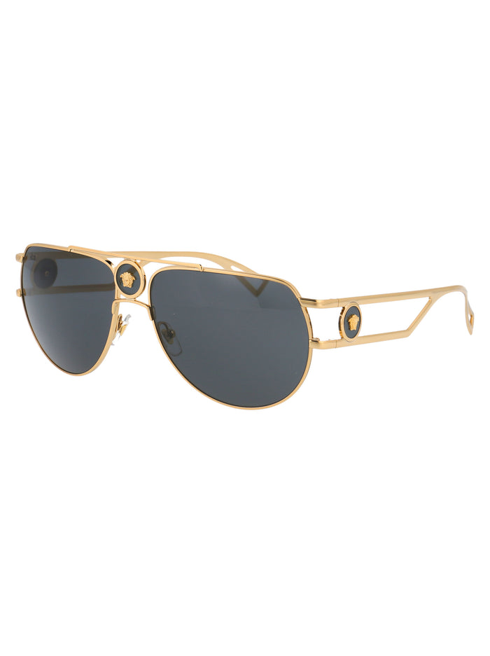0ve2225 100287 Gold Metal Sunglasses