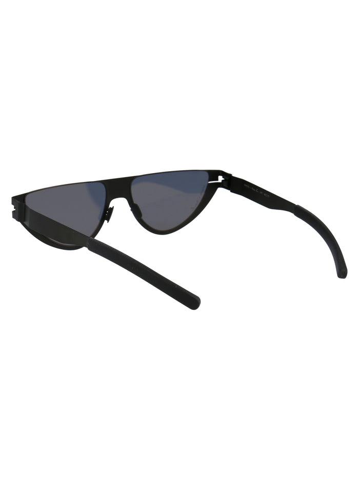 Kitt 002 Black Darkgrey Solid Steel Sunglasses