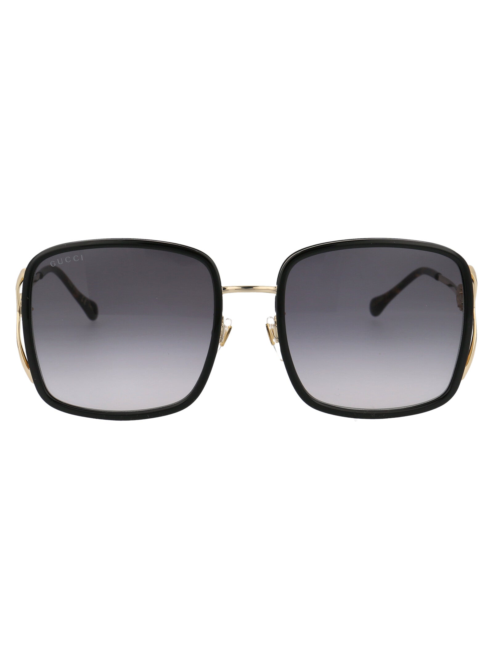 Gg1016sk 001 Black Gold Grey Acetate Sunglasses
