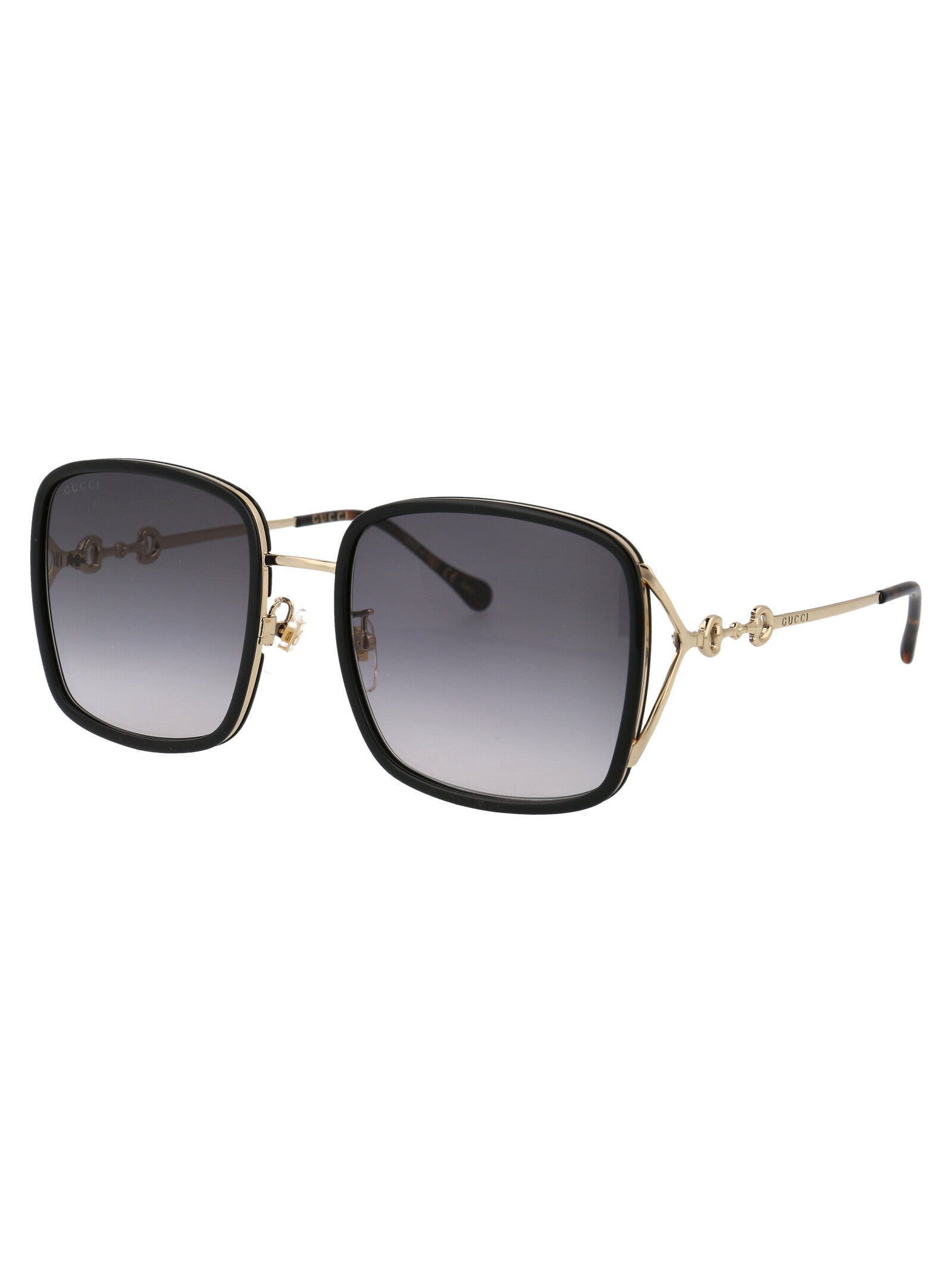 Gg1016sk 001 Black Gold Grey Acetate Sunglasses