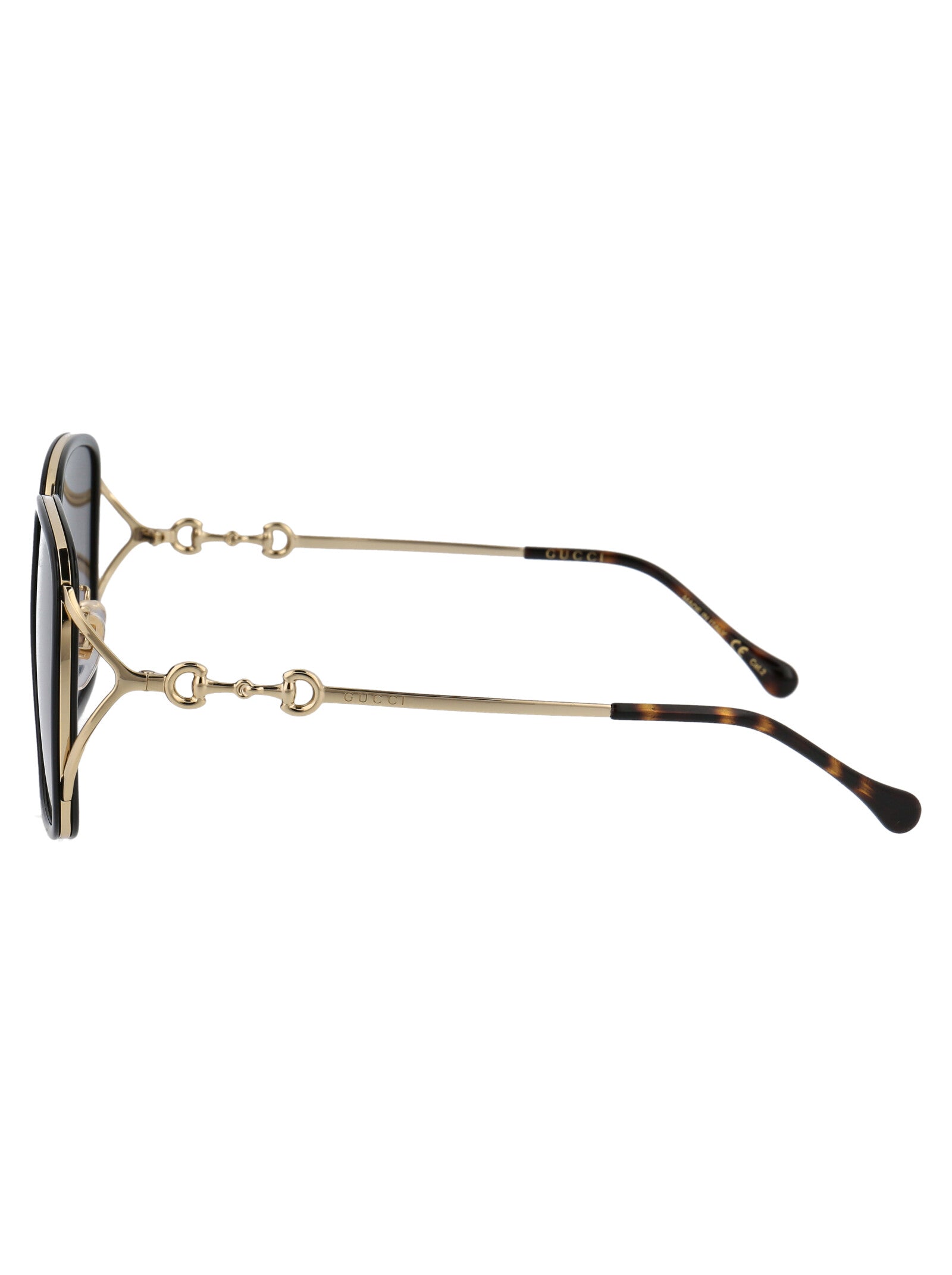 Gg1016sk 001 Black Gold Grey Acetate Sunglasses