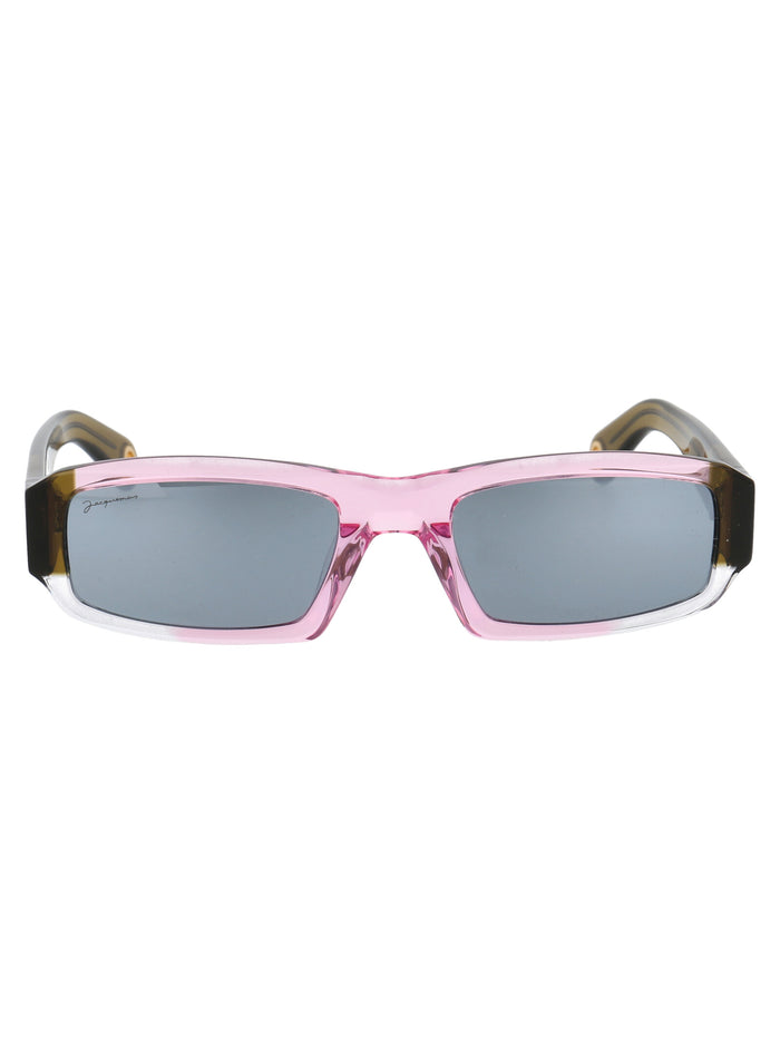 Les Lunettes Altu Mpnk Multi Pink Acetate Sunglasses