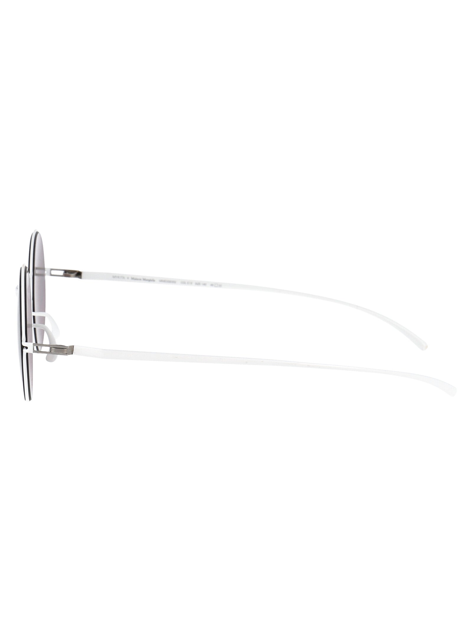 Mmesse002 E13 White Warmgrey Flash Nylon Sunglasses