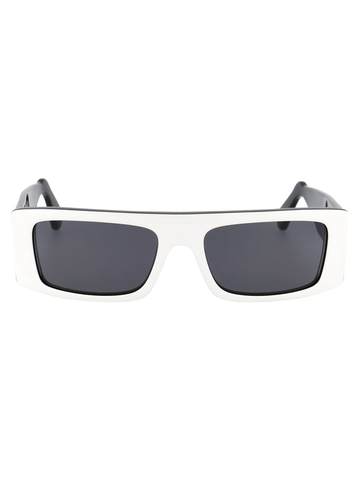 Gd0009 23a White Acetate Sunglasses