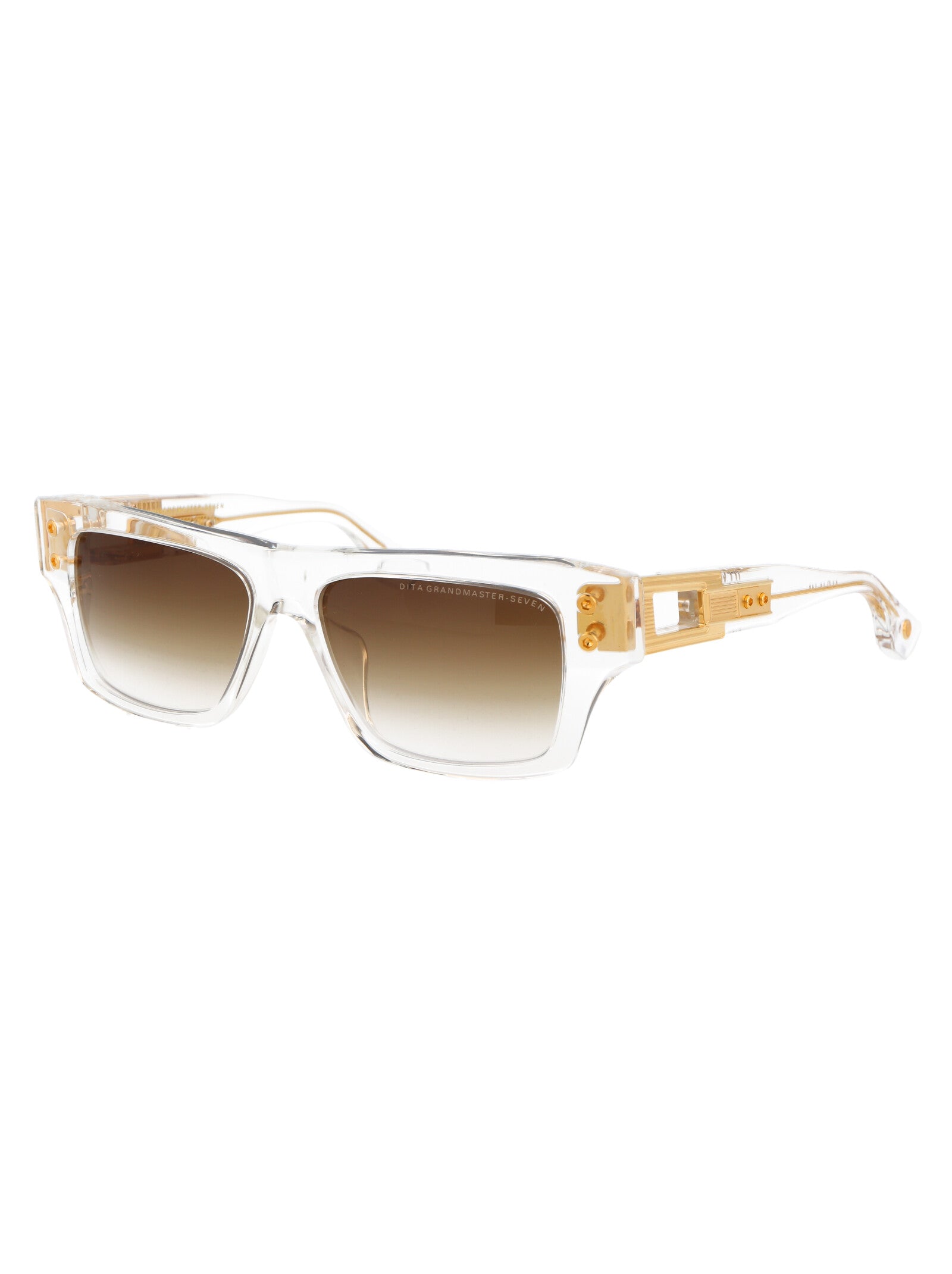 Grandmaster-Seven Black - Yellow Gold Acetate Sunglasses