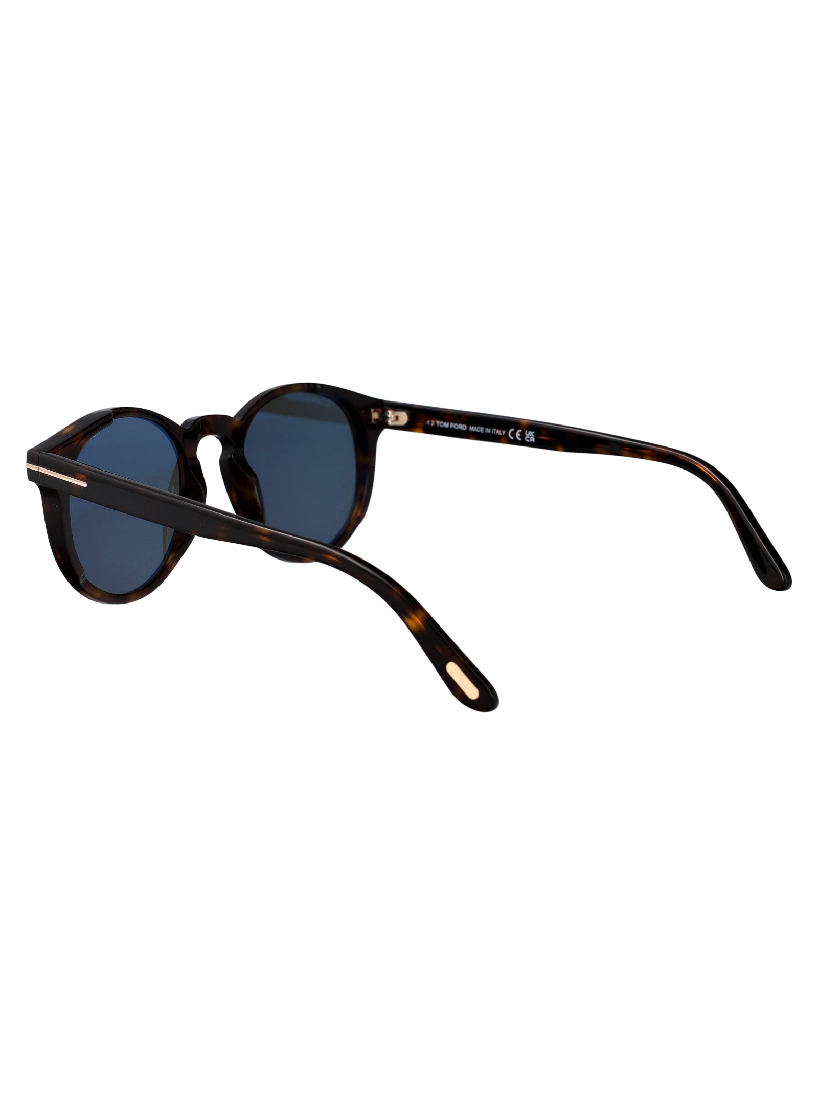 Ft0591 52n Avana Scura / Verde Acetate Sunglasses