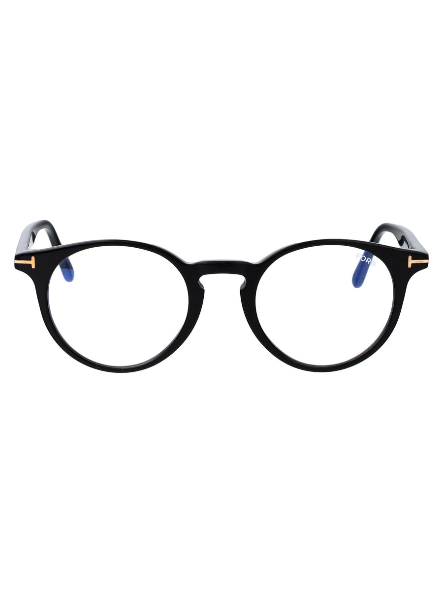 Optical Frames Ft5557-B Black Acetate Glasses &