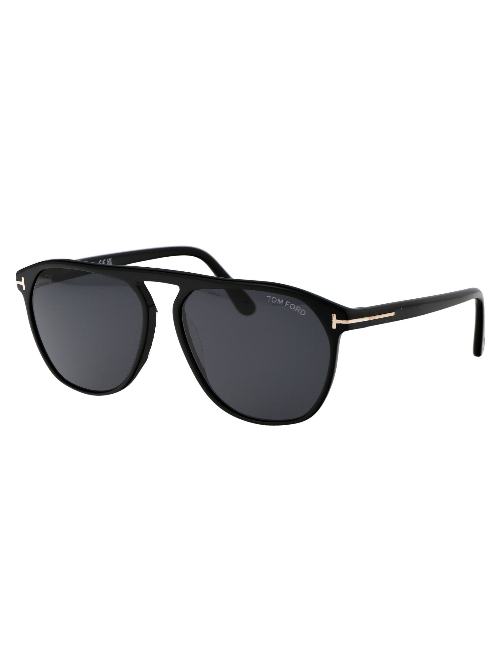 Ft0835 01a Nero Lucido / Fumo Acetate Sunglasses
