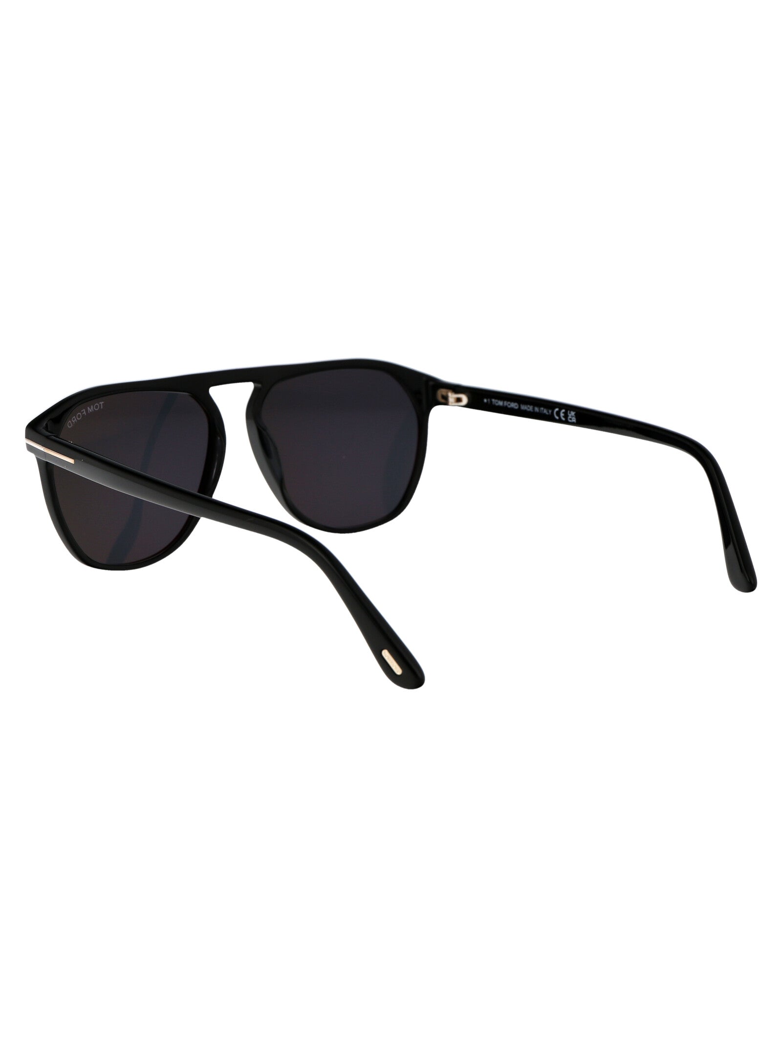 Ft0835 01a Nero Lucido / Fumo Acetate Sunglasses