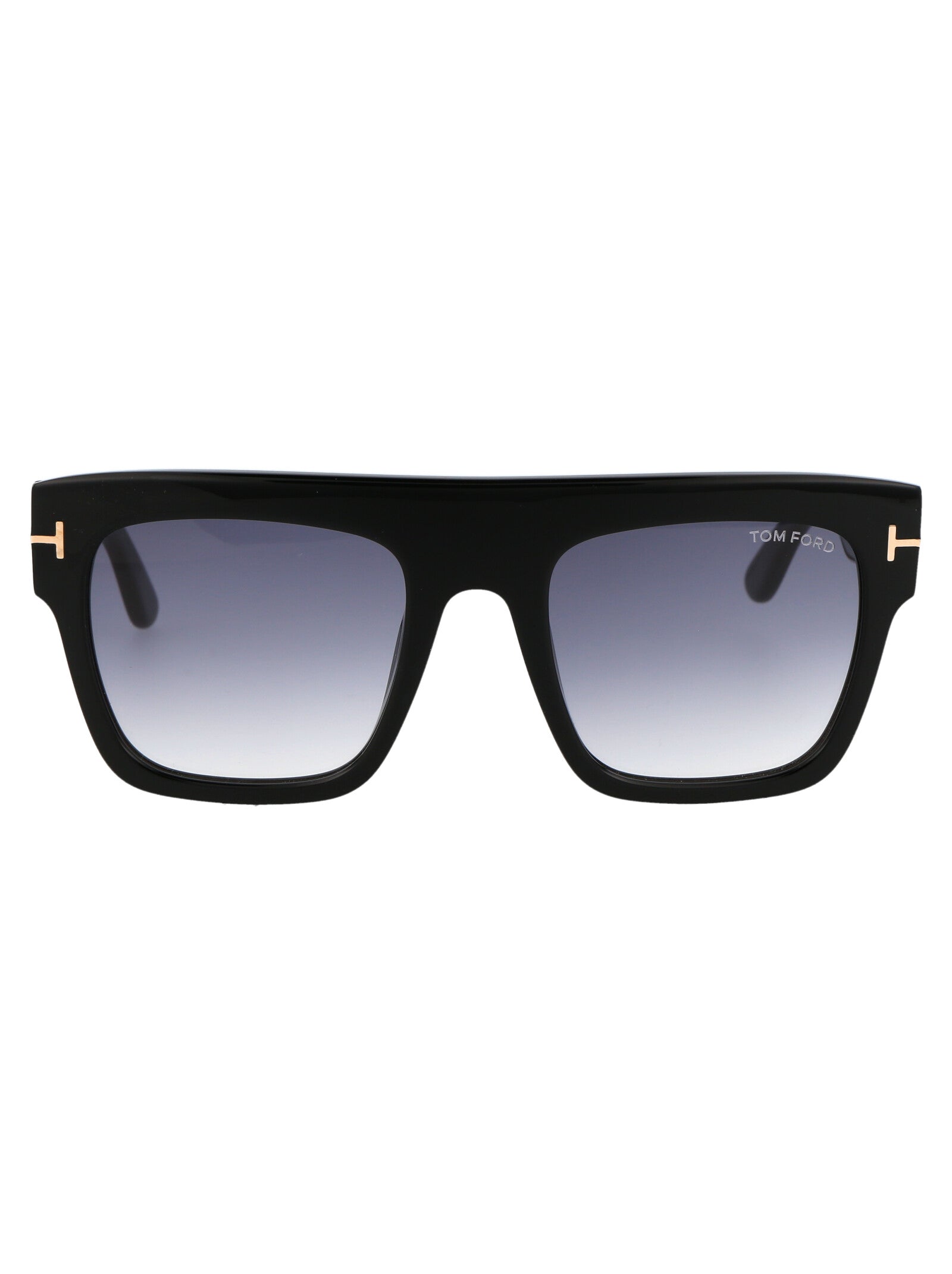 Ft0847 01b Nero Lucido / Fumo Grad Acetate Sunglasses