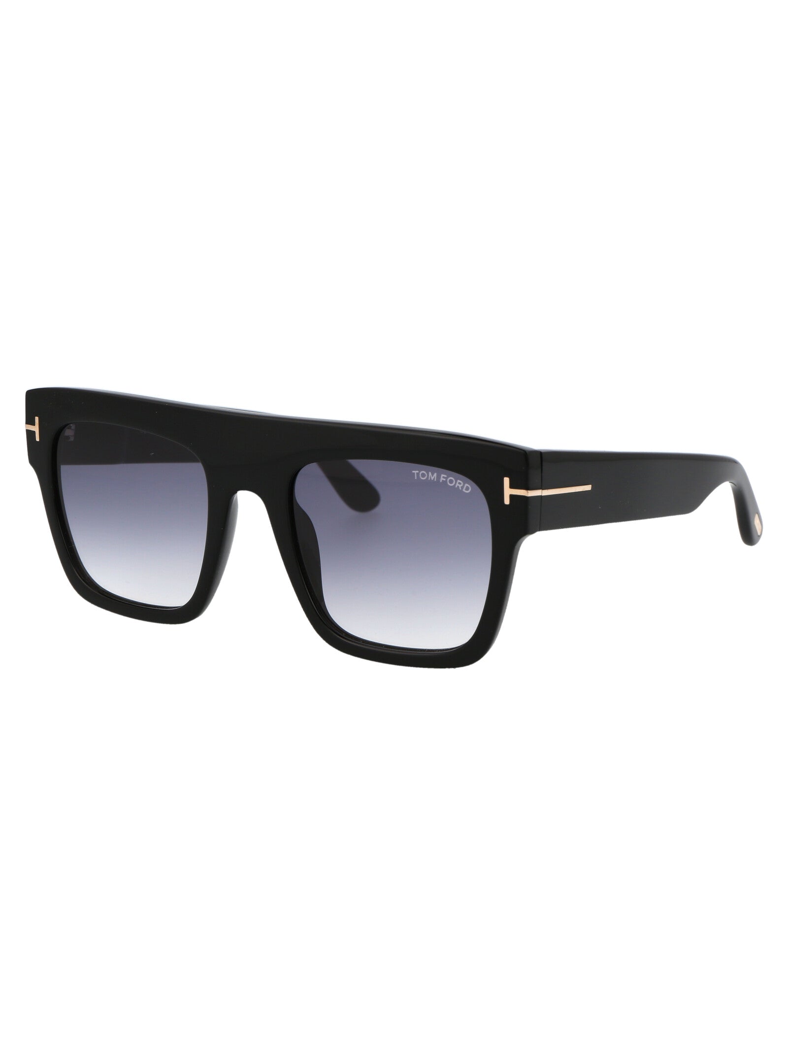 Ft0847 01b Nero Lucido / Fumo Grad Acetate Sunglasses