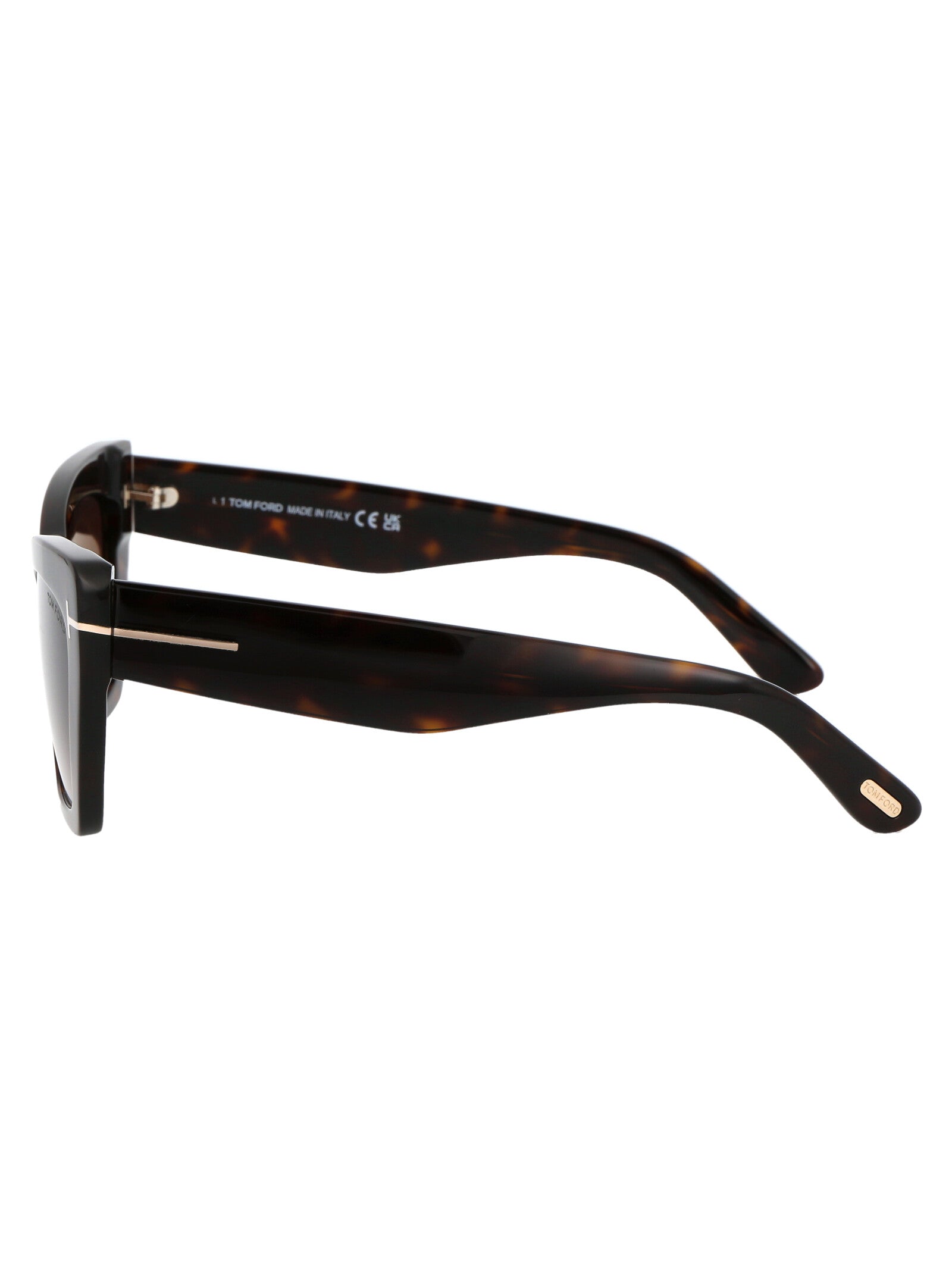 Ft0871 52f Avana Scura / Marrone Grad Acetate Sunglasses