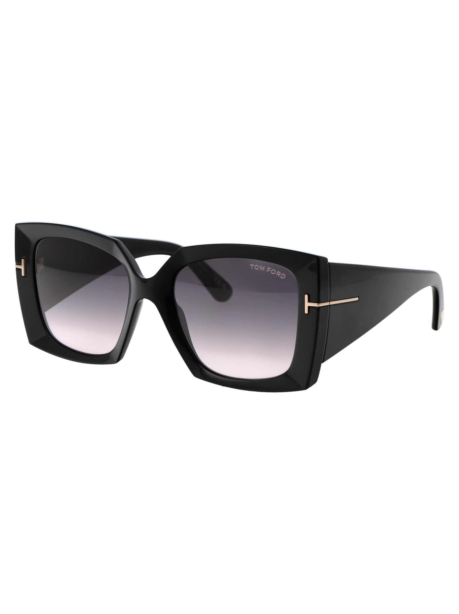 Ft0921 01b Nero Lucido / Fumo Grad Injected Sunglasses