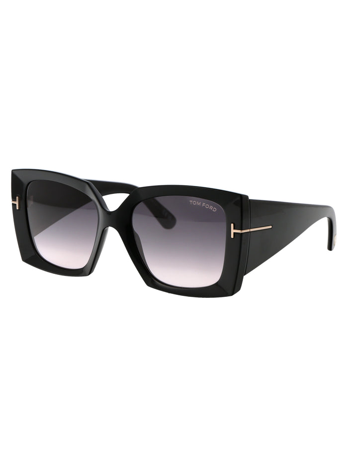 Ft0921 01b Nero Lucido / Fumo Grad Injected Sunglasses