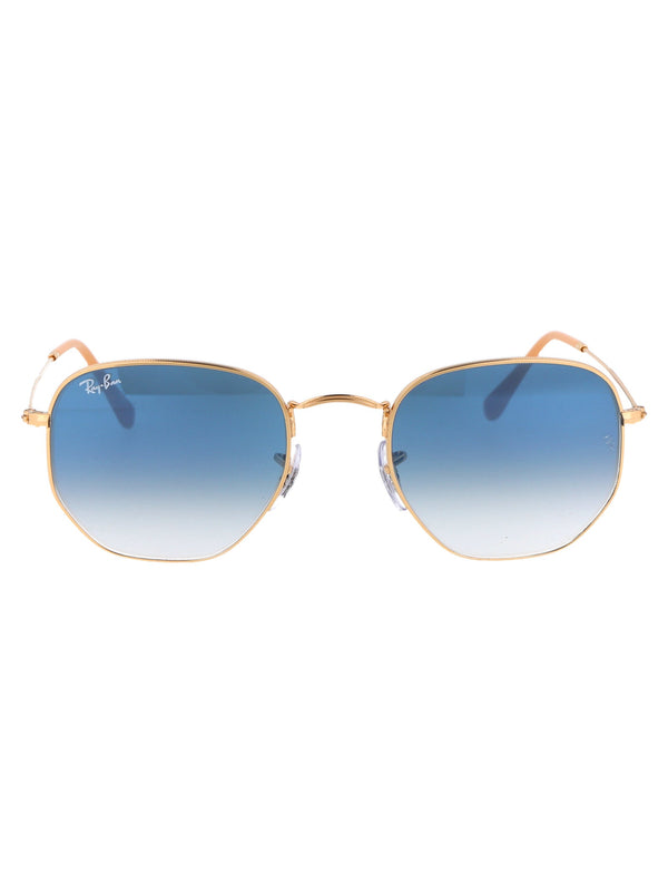 Sunglasses Hexagonal Gold Arista Metal
