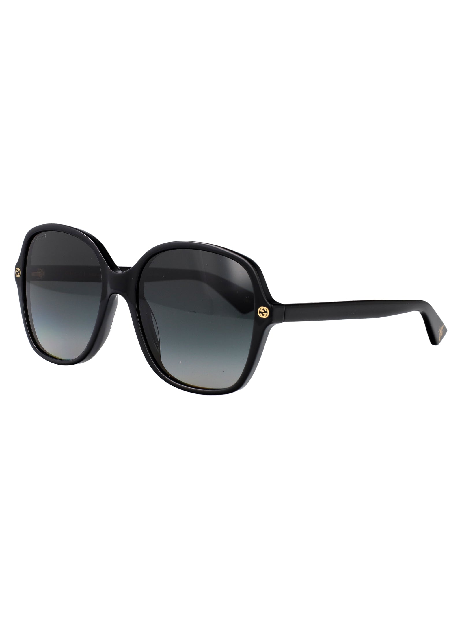 Gg0092s 001 Black Grey Acetate Sunglasses