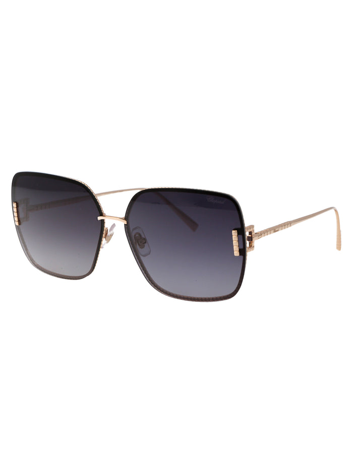 Schf72m 0300 Gold Titanium Sunglasses