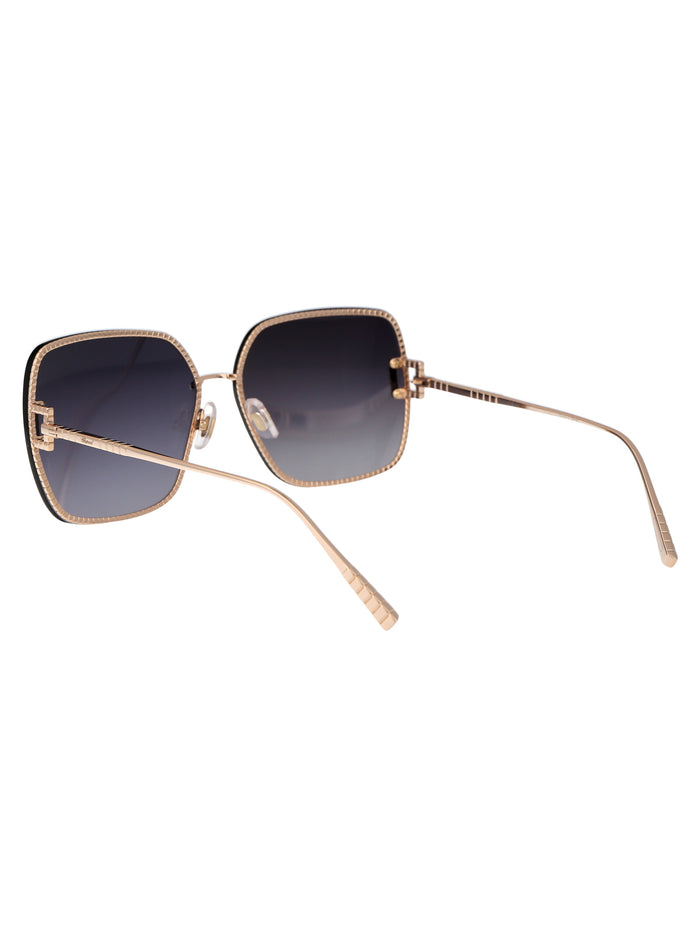 Schf72m 0300 Gold Titanium Sunglasses