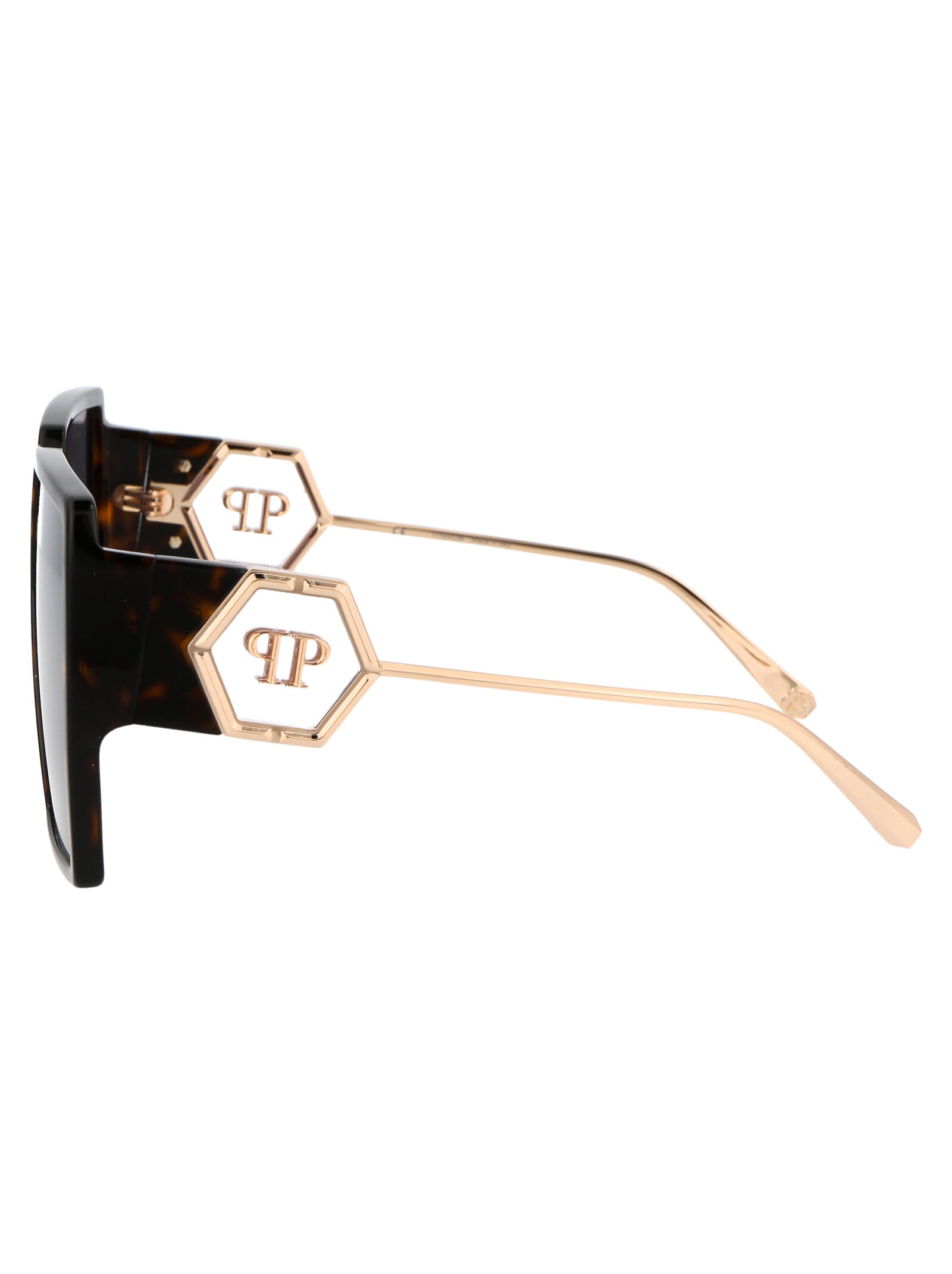 Spp028m 0700 Black Titanium Sunglasses