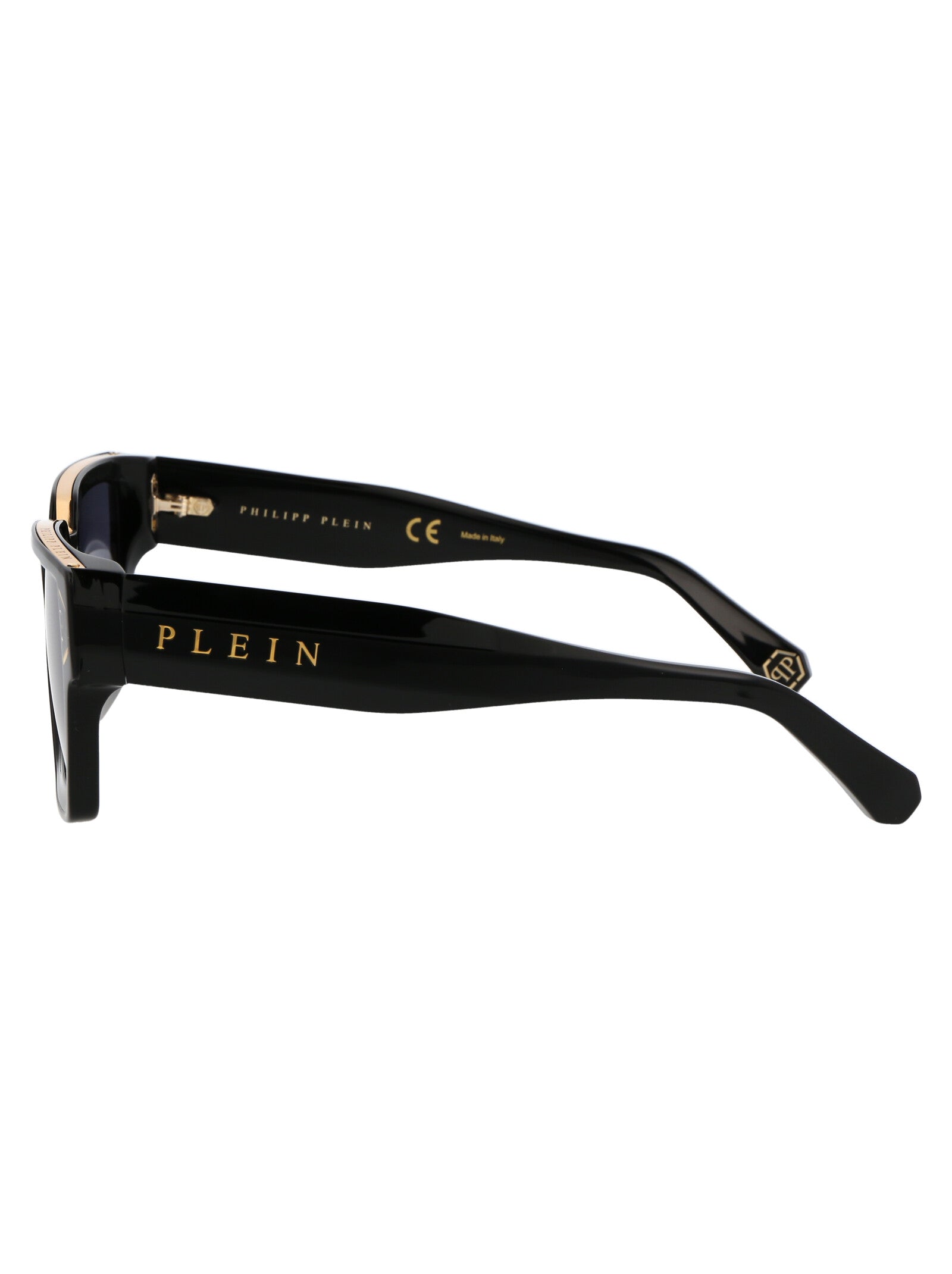 Spp005m 0700 Black Acetate Sunglasses