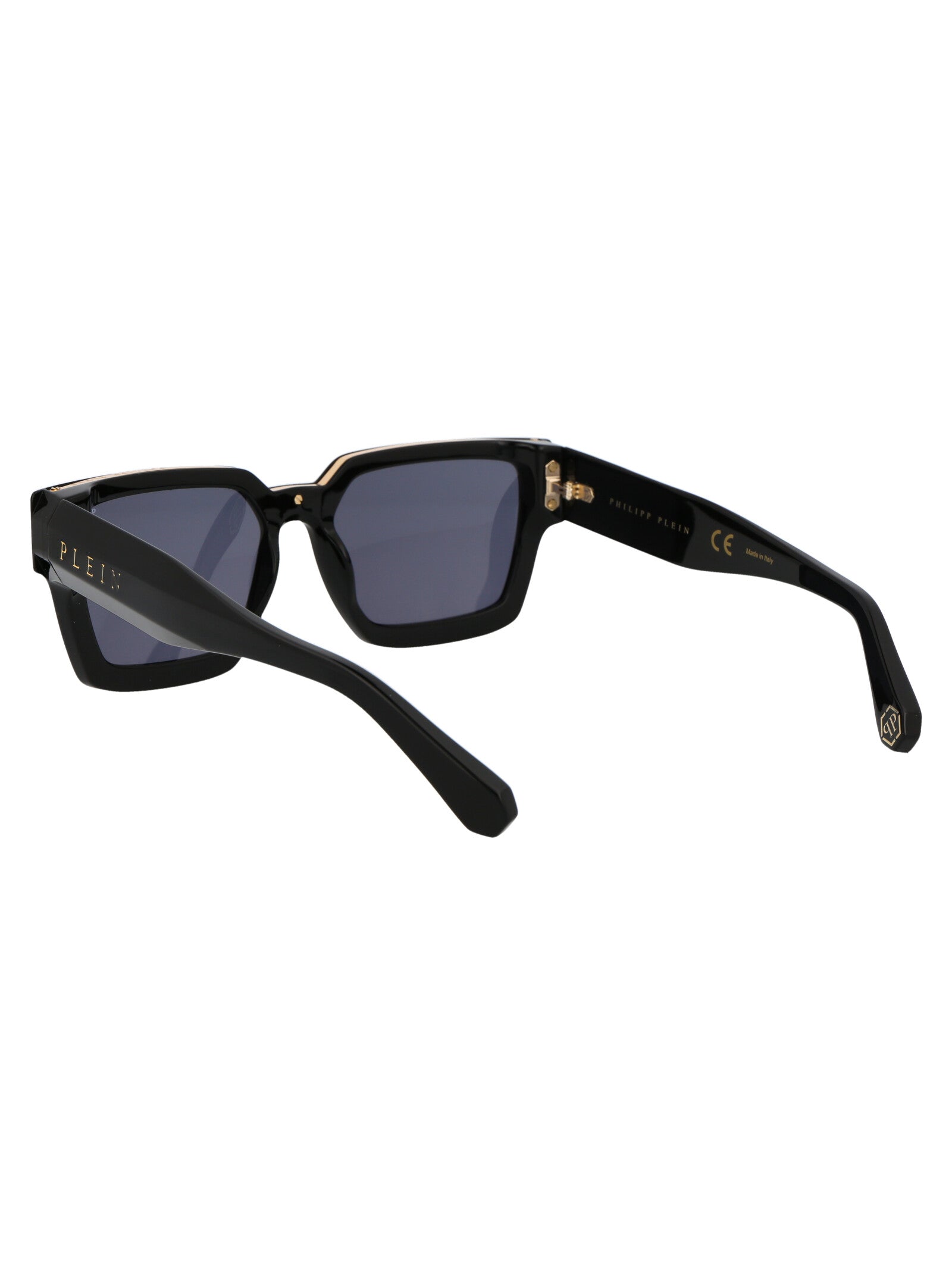Spp005m 0700 Black Acetate Sunglasses