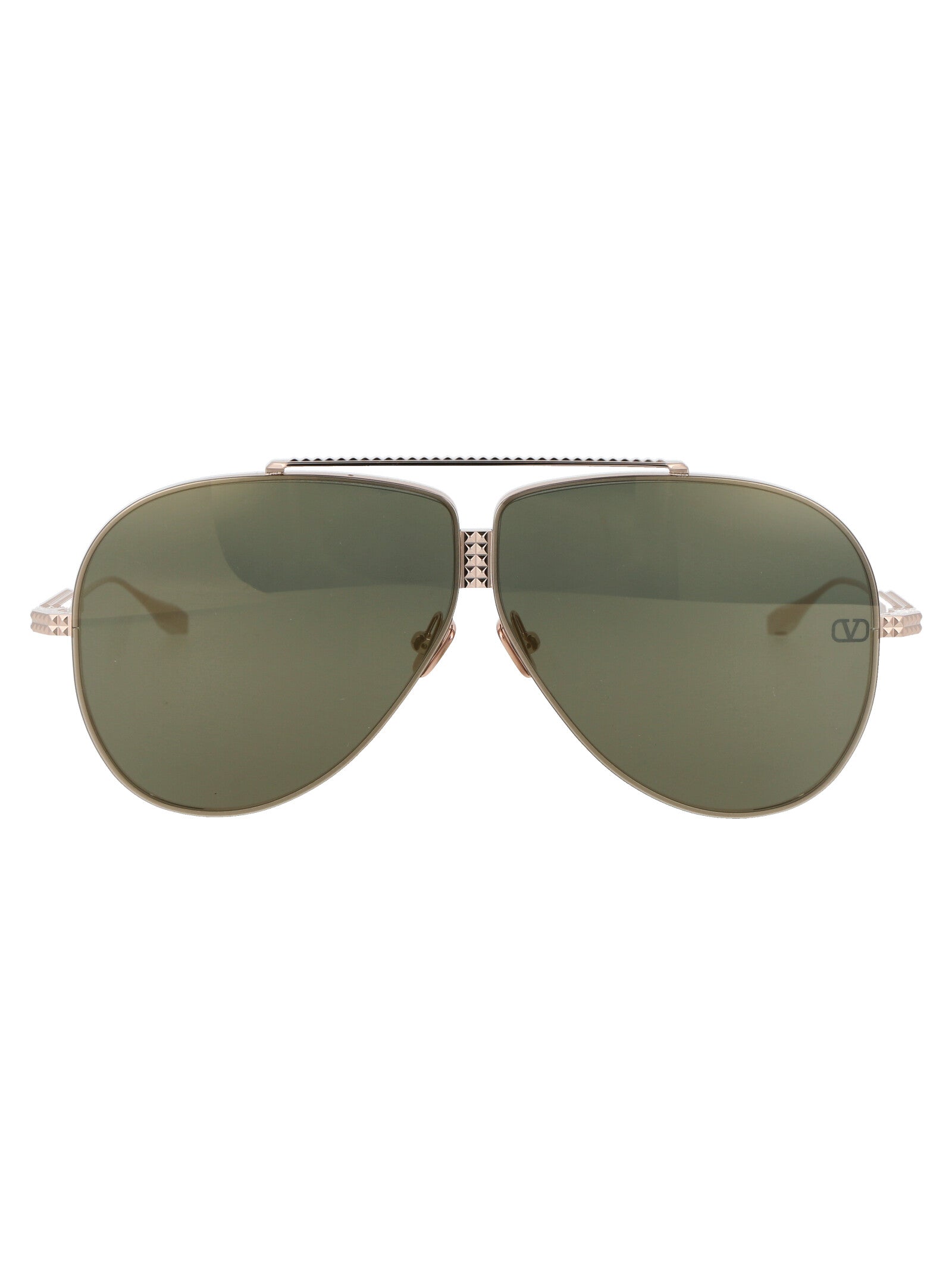 XVI Rose Gold W/ Dark Grey Black Flash Mirror Titanium Sunglasses