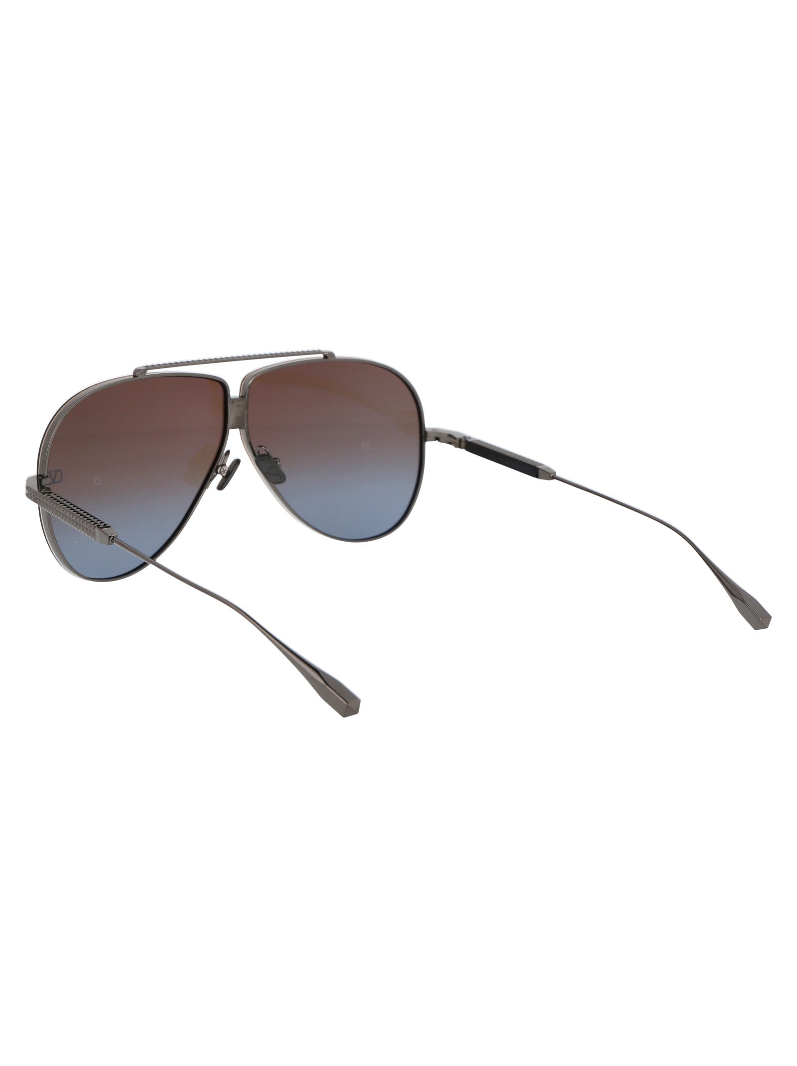 XVI Rose Gold W/ Dark Grey Black Flash Mirror Titanium Sunglasses