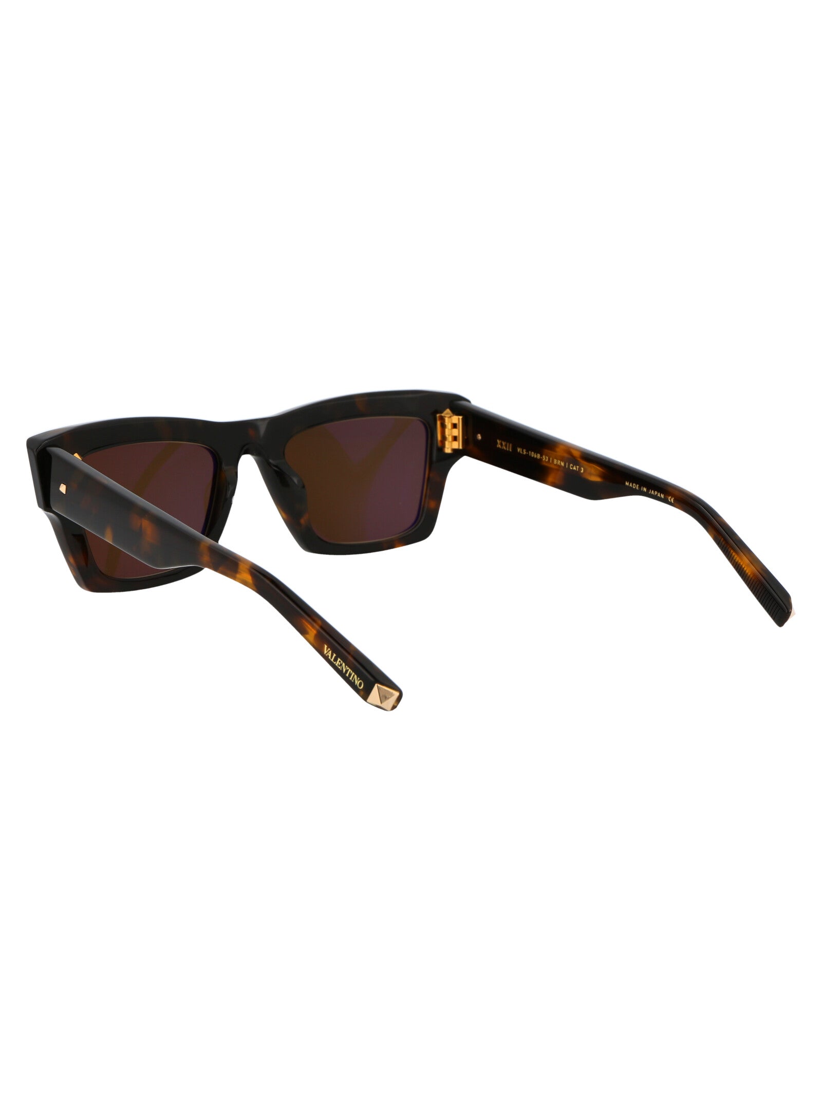 Vls-106b-53 Brn Brown Tortoise W/dark Acetate Sunglasses