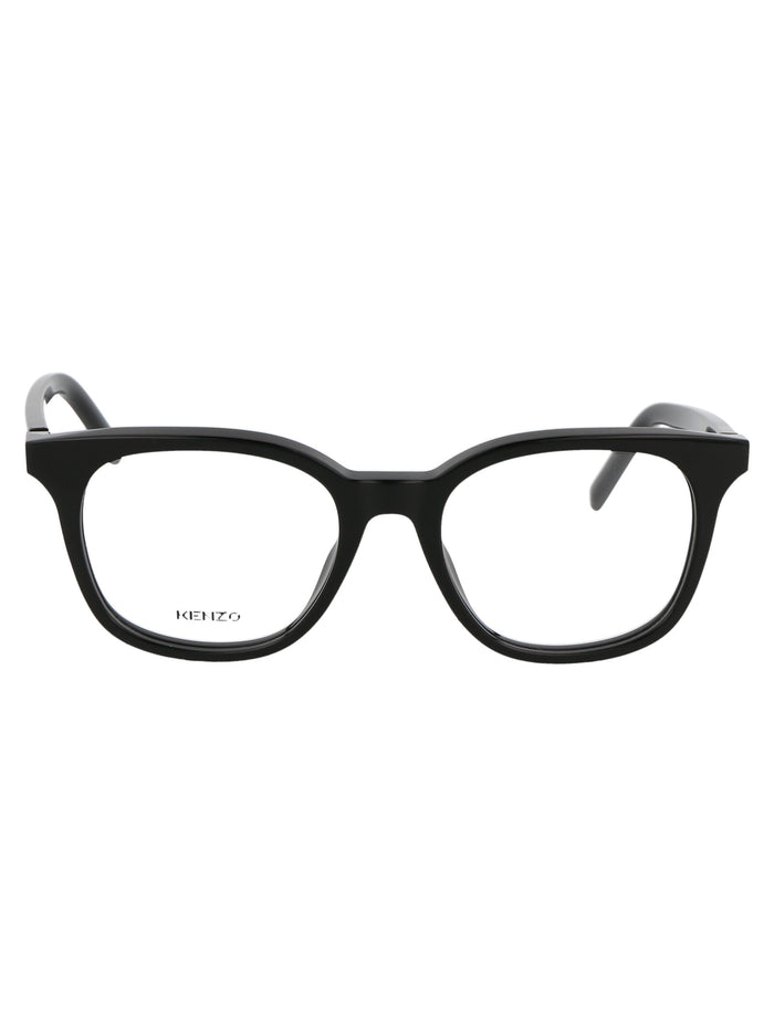 K Logo 001 Shiny Black Plastic Optical