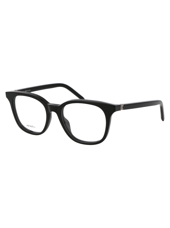 K Logo 001 Shiny Black Plastic Optical