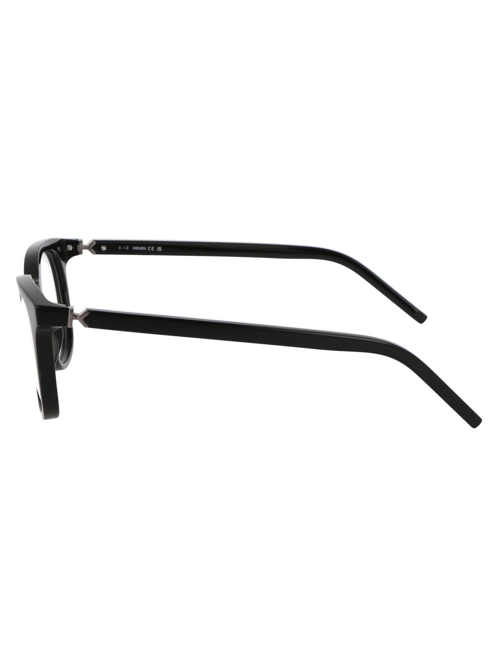 K Logo 001 Shiny Black Plastic Optical